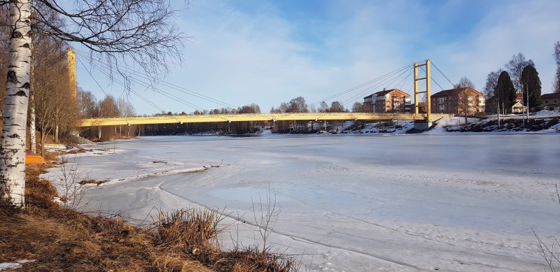 Wooden bridge: Skellefteå, Sweden. Photo: Jarle Løvland